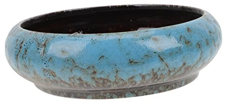 POPETPOP Maceta para Plantas Suculentas de Cerámica Estilo Retro Macetas Grandes para Plantas de Interior Y Exterior