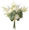 Betylifoy Flores Artificiales Ramo de Boda Artificial de Flores de Seda Ramo de Flores de Dalia Artificial Arreglo Floral para Centros de Mesa Decoración de la Oficina en Casa (Dalia-Verde)