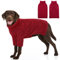SUNFURA Hundepullover für große Hunde, XL-Hundepullover für den Winter, extragroßer Hundepullover für Hunde, Mädchen, Jungen, Haustier-Strickwaren, Herbst-Sweatshirt für Pitbull, Labrador Retriever,