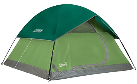 Coleman Sundome Camping Tent with Rainfly, 2/3/4/6 Person Tent Sets Up in 10 Mins, Weatherproof Tent for Camping, Festivals, Backyard, Sleepovers, & More