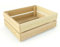 Lermowood Holzkisten Box0521 50 x 40 x 19cm Natur | Dekokisten aus Holz Massive Holzkiste Regalkiste Weinkiste