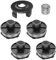 4 bobines de rechange de bobine de fil pour tondeuse Makita pour bobine Makita 196146-9, couvercle de bobine 195858-1, ressort 231352-0 (4 bobines + 1 couvercle de bobine + 1 ressort)