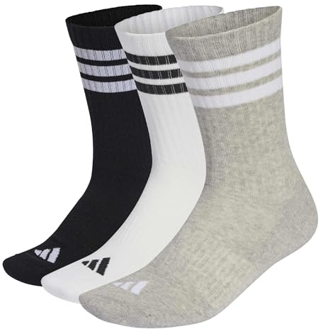 adidas Unisex 3stripes Cushioned Sportswear Crew Socks 3 Pair Pack Socken