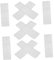 HOLIDYOYO 10pcs Cotton Filtering Pads for Air Fryer Cleaning Compatible with Easy to Use Replacement Filters for Odor Elimination Air Fryer Accessories
