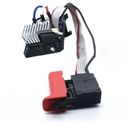 Interruptor de repuesto original para taladro percutor Bosch GBH180-LI de 18 V, construcción de metal y plástico, ajuste exacto para martillo giratorio Bosch de 18 V