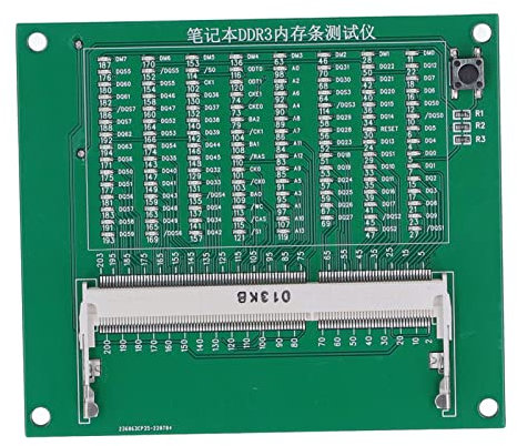 Scheda di prova di memoria del computer portatile RepiceFinem con luce LED essenziale per la riparazione del circuito della scheda madre del computer che rileva Nessun avvio (Ddr3)