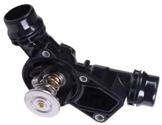 5 uds 11712247723 piezas de coche sistemas de refrigeración motor refrigerante termostato carcasa Compatible con BMW 320d E39 E46 E65 E66 termostato
