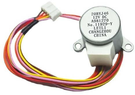 Step Motor 20BYJ46 ，Compatible for Panasonic， Air Conditioner Indoor Unit Guided Fan DC 12V Conditioning Parts Repair Accessories