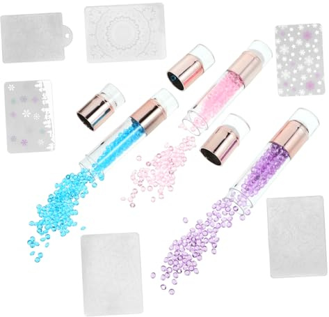 Nagelstempel Satz 3stücke Silikon Acryl Maniküre Zubehör Mottoparty