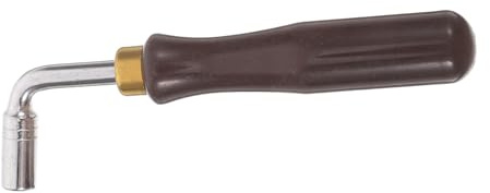 Dulcimer Tonstimmwerkzeug 401 402 für Instrumentenabstimmung | Edelstahl und Kunststoff, Leicht zu Bedienen und Angenehm zu Halten, Braune Ausführung