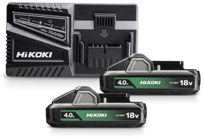 Pack de 2 Batteries 4.0Ah Compact et 1 Chargeur HIKOKI – 2 BSL1840M / 1 UC18YFSL