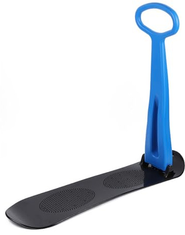 KASFDBMO Leichter faltbarer Snowboard Schlitten Snow Scooter Schlitten Faltbares Snowboard mit Lenker Skiscooter Outdoor Skifahren Ausrüstung