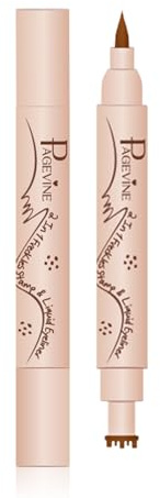 Lentiggini, Freckles Maker&Eyeliner 2 In 1, Formula Waterproof A Lunga Tenuta, Applicazione Facile. Adatto A Tutti I Tipi Di Pelle, Per L'Uso Quotidiano E Le Occasioni Speciali (02 Brown)