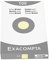 Exacompta 13228E Packung (mit 100 Karteikarten, ungelocht DIN A5, 148 x 210 mm, 205 g, kariert, ideal für die Schule) 1er Pack gelb