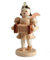 Vicien Engel mit Harmonika, Holz, weiß, Heimdeko, Religiös, Novelty, dekorative Figurine, 1 Stück