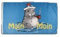 Flagge Moin Moin Seehund mit Pfeife 2-90 x 150 cm