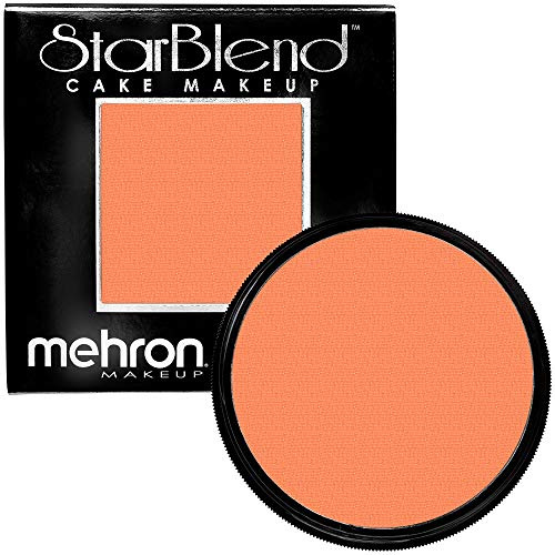 Mehron Makeup StarBlend - ORANGE, Wet/Dry Pressed Powder Face Paint
