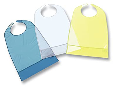 Suprima Ess-Schürze PVC mit Auffang (63x40 cm) - Art. 5-083 - transparent-blau -