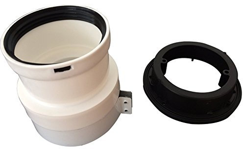 Ariston Thermo 3318369 Kit Adattatore 60/100-80 per fumisteria Caldaia a condensazione, Bianco