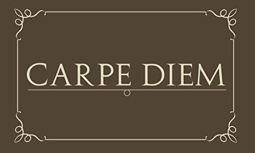 GIFTCOMPANYITALY OGGETTI IDEE DESIGN Gift Company Fußmatte Carpe Diem, Kokosfaser, 75 x 2 x 45 cm