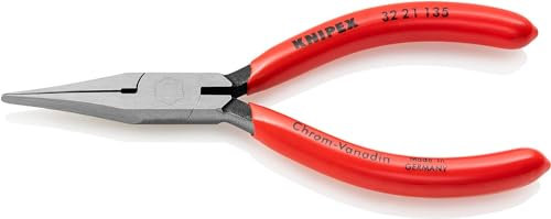 KNIPEX Justierzange mit Kunststoff überzogen schwarz atramentiert 135 mm, 32 21 135
