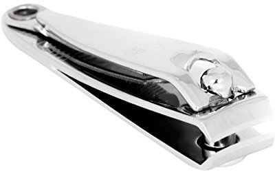 Footful Stainless Steel Nail Clippers with Nail File Fingernail Toenail Clippers-Small Size