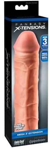 Pipedream Fantasy X-Tensions Mega 3 Extension Light 76 mm