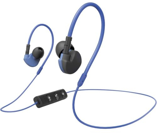 Hama Clip-on-Sport-Ohrhörer Active BT, Schwarz/B, 177096, Blau, 5 cm