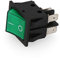 EDM E45051 Interruptor Bipolar 15A, Verde, 250 V