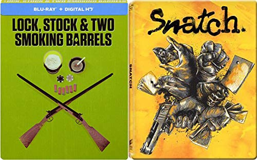 East London Crime Comedy Cappers: Lock Stock And Two Smoking Barrels (Blu-Ray Rare Steelbook) + Snatch (Blu-Ray RARE Steelbook) Guy Ritchie Bundle
