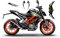 race-styles Aufkleber kompatibel mit KTM Duke 125/390-2017-2019 | Decals Graphics … (390)