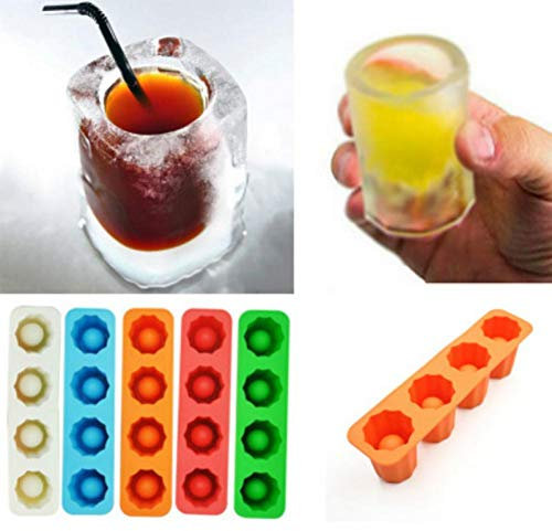 Ice Cube Tray Mold Ice Shot Glass Mold Makes Shot Glasses Ice Mould Novelty Gifts Ice Tray Summer Drinking Tool