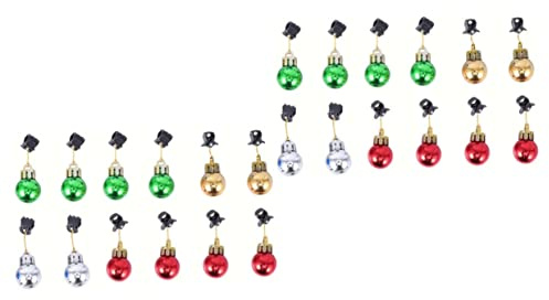 Gadpiparty STK Bartperlen Schmuck Für Männer Bart Weihnachtsbart Weihnachtshaarspange Im Gesicht Santa Bart Kugeln Weihnachtliche Bartclips Bart Haarschmuck Weihnachtsbaum Baumkugel Mann