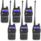 Techside TI-F8+ Mod. Potenza 8W | 8 Pmr 69 Lpd Tri-Power | Dual Band Vhf/Uhf | Compatibile Canali Preinstallati Midland G7 Pro G9 Ti-F8+ Softair Vigilanza Trekking | Premium| Garanzia Ita (6 Pz)