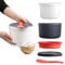 Cuociriso Per Microonde 2L Cuoci Pasta Per Microonde Con Filtro, Vaporiera Microonde Antiaderente Accessori Microonde Lavabile In Lavastoviglie Adatto Per Casa/Ufficio/Viaggio