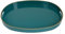 MAONAME Grünes dekoratives Tablett, ovales Serviertablett mit Griffen, Kunststoff-Tabletts für Couchtisch, Ottoman-Tabletts für Wohnzimmer, Badezimmer, 39,6 x 26,9 x 3,6 cm