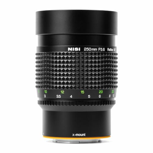 NiSi 250mm F5.6 Reflex Mirror Lens Vollformat Objektiv Spiegel-Teleobjektiv Kompatibel für Fujifilm X-Mount