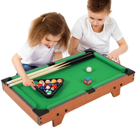 Billardtisch - Interaktives Billardtisch Set | Billardspieltische | Tischspiel mit Bällen | Tischspiel Set für Indoor, Outdoor, Unterhaltung, Zuhause u