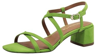 Tamaris Sandalette Damen Vegan Elegant grün,EU 40