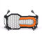 VQLDPX Upgraded Motorcycle Headlight Grill Mesh Protector Cover For BMW R1250GS Adventure R1200GS LC ADV 40 Years Edition R 1250 GS Flipable Head Light Grille Guard Protection Guards part(Orange)