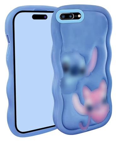 FINDWORLD Cases Fit for iPhone 8 Plus/7 Plus/6S Plus/6 Plus Case, Cute 3D Cartoon Soft Silicone Cool Animal Shockproof Anti-Bump Protector Gifts Cover Housing for iPhone 8 Plus/7 Plus/6S Plus