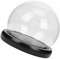 BESTYASH en Verre avec Ensemble De Base, Cloche Transparente, Pot À Boule, Couvercle D'affichage De Fleurs Éternelles pour Fleurs Préservées, Gâteaux, Desserts, Objets De Collection