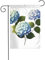 XBKGOHA Ortensia blu Immagine Giardino pennone esterno cortile decorazione moda 30,5 x 45,7 cm