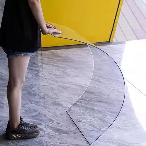 Kgfvesdc LáMina De PláStico AcríLico Transparente,Placa Metacrilato,FáCil De Doblar, ProteccióN Uv, Alta Transparencia,Resistencia Al Impacto Para JardíN Exterior, Cochera Cubierta Toldo(Transparente)