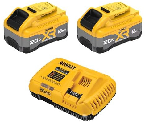 DEWALT 20 -Volt 2 -Pack Lithium-ion (8 Ah 8 Ah Battery and Charger)