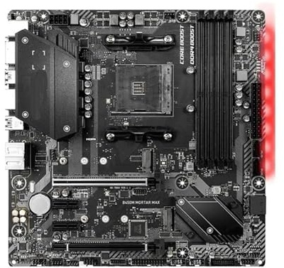 Placa Base Fit For B450M MORTERO MAX B450 AMD Ryzen 5 5600g 3600 CPUs Zócalo AM4 DDR4 64GB M.2 PCI-E 3.0 HDMI