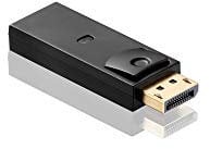 HDSupply DA050 Adattatore DisplayPort - HMDI (DisplayPort da maschio a HDMI femmina), nero