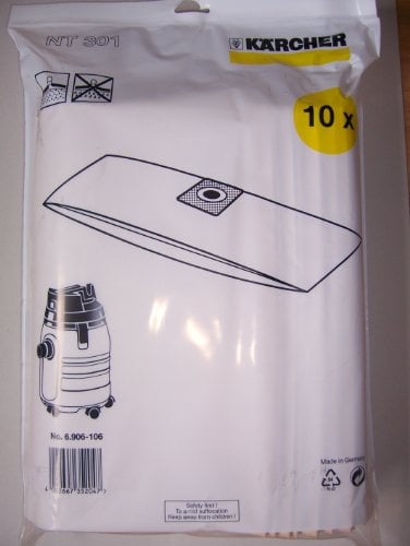 Karcher 6.906-106.0 - Bolsas de filtro nt 301