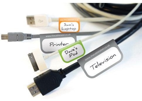 Cable Labels - Self Adhesive Pack of 24