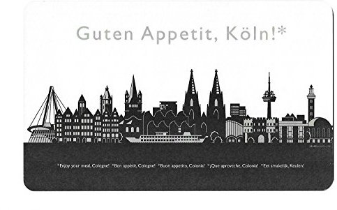 Tolles Frühstücksbrettchen ~ Guten Appetit, Köln ~ Brettchen Köln Kölner Dom